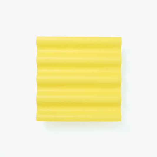 Wave leather tray - Square S