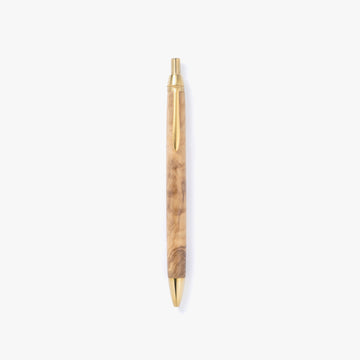 Handcrafted ballpoint pen - Olive wood