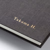 名入れノート - A5 notebook/Grey