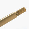 The pen - Aluminium silver natural spun