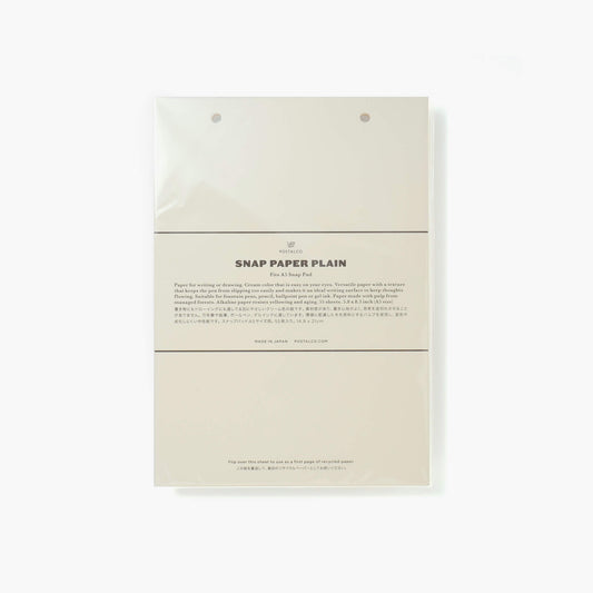 Snap paper A5 - Plain